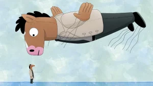 چرا Bojack Horseman ترسناکترین اثر غیرترسناک تلویزیون است؟ - پوستر 2020 12 bojack horseman and balloon version 66cc7d0a2b5676090d01f8d4 2020 12 bojack horseman and balloon version 66cc7d0a2b5676090d01f8d4